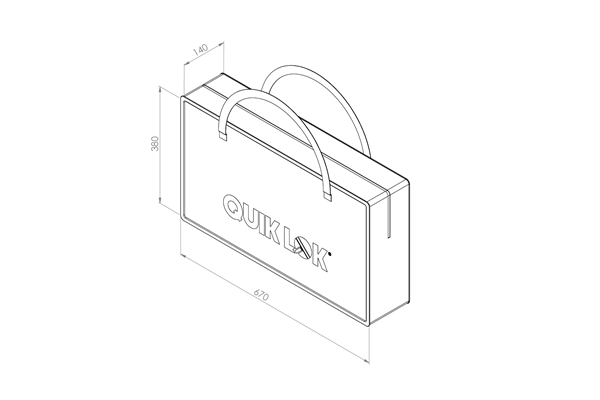 Quik Lok - CB/330-1 Borsa Leggio