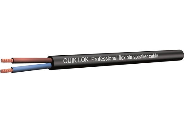 Quik Lok - CA225 cavo speaker2X2,5 d.8,4mm bob.100m