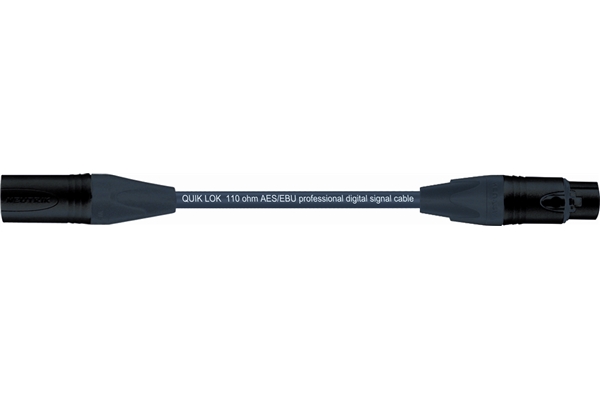 Quik Lok - C-AES/EBU - 0,5 - Digital audio cable