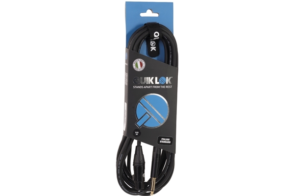 Quik Lok - ITST/FJM-3 B XLR Femmina/Jack Mono