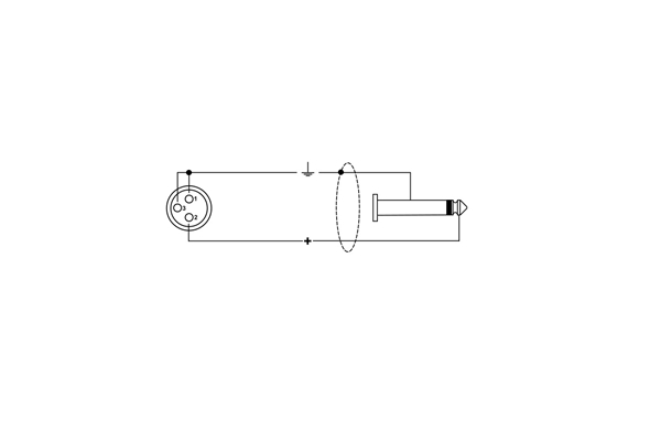 Quik Lok - ITST/FJM-3 B XLR Femmina/Jack Mono